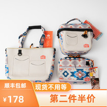 Japan PIC three-layer thick insulation and cold preservation bento outdoor multi-function waist bag camouflage shoulder satchel photography bag
