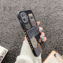 Apply Apple 12 phone shell new limited amount of iPhone13promax liquid silicone straight side mini tide card