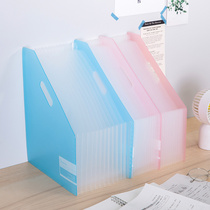 Del organ bag folder multi-layer students with classification label storage box sorting bag put test paper High School students multi-function paper large capacity artifact data file vertical portable insert
