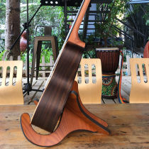 Populele exclusive vertical bracket Ukulele violin universal floor placement portable wooden piano stand