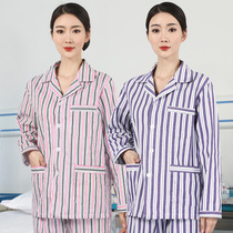 Patient dress female male summer cotton suit suit suit patient dress Mental Hospital hospital patient long sleeve patient suit