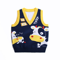 3 small and medium children cotton wool vest 9 years old 2hundred 2021 new boy baby wool vest Double Tide 8