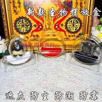 Thai Buddha brand Buddha chain holy relics Acrylic storage box with lid Display stand base dustproof and ashproof