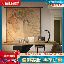 American solid wood creative boss desk Office desk and chair combination President desk Manager computer desk Simple modern desk