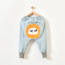 Boys pants spring and autumn baby pants cotton baby pants cotton big butt pants pp pants wear autumn