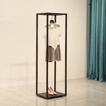 Mens Clothing Womens Clothing Clothing Shop Iron Art Clothes Show Shelves Landing Style Hanging Clothes Racks Shop Windows Positive Hang Slips
