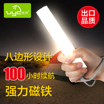 Youyang led emergency light Q8T household rechargeable lighting USB fill light rod outdoor camping light magnet portable light