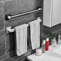 Towel rack toilet free punch bathroom bunker strap towel rack single-stop towel shoe rack