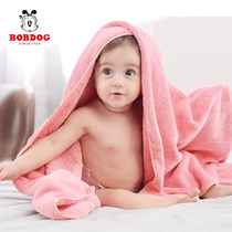 Babu bean baby bath towel Newborn baby bath towel is larger than cotton gauze absorbent super soft childrens towel