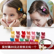 Korean childrens headgear hair catch baby small grab clip Princess banghai clip hair accessories rabbit hairclip accessories