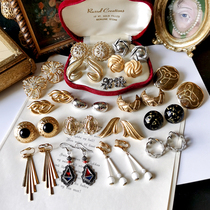 Overseas Western Antique Jewelry vintage Earrings Joker Elegant European and American Summer Fashion vintage earrings V4