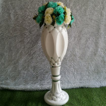 Wedding props vase Luyin new European-style plastic vase Roman column imitation resin FRP