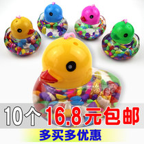 Childrens plastic portable small fish tank Pet goldfish tank Mini transparent turtle box Rhubarb duck qq bottle Fish bottle turtle bottle