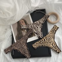 Miss C European and American seamless sports ice silk fashion BAO WEN female thong quick-drying underwear fitness net red T pants