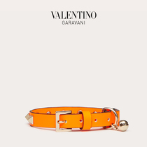 VALENTINO VALENTINO GARAVANI Orange Rockstud Pet collar