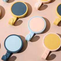 3 Clothing Creative Bathrooms Powerful Nail-Free Hooks Swivel Without Marks Stick Hook Clothes Hook Multifunction Collision Color Wall Hooks