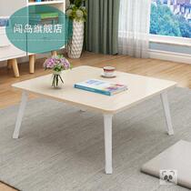 Kang table Rural old-fashioned solid wood household dining large bantam table tea table Tatami small coffee table Chinese school sitting table
