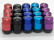 Car modification wheel hub screw alloy steel color hexagon nut m12x1 5 1 25 high strength tire nut cap