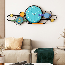 Nordic light luxury creative home fashion clock wall clock living room modern personalized decoration wall-mounted silent clock