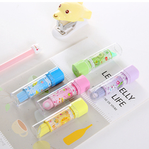 Childrens creative cartoon lipstick eraser Primary School skin wipe practical stationery kindergarten prize wholesale