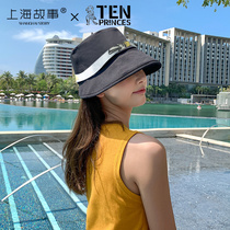 Shanghai Story ten His Highness the joint Dome Sun Protection Thin summer Butterfly Silk with Yinglun Wind Fisherhood