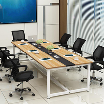 Conference Table Long Table Brief Modern Rectangular Table Bench Negotiation Training Desk Staff Computer Desk Chair