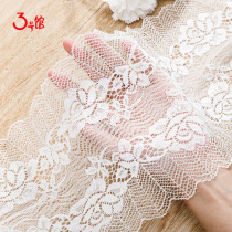Lace fabric black and white stretch dress decoration clothes curtain material webbing lace accessories clothing fabric