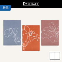 Hong Kong Daycraft Degoff flagship floral series A5 blank notebook notepad hand book picture book Simple art book gift gift
