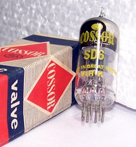 Brand new original imported tube COSSOR SD6 (CV1989) audio bile machine accessories