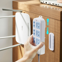 Plug-in Holder-free wall stickers set-top box finishing Wall Wall router patch panel socket storage