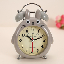 Headboard Cartoon Mute Desktop Creative Personality Student Children Watch Quartz Clock Desktop Small Seat Alarm Clock Clock
