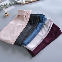 Zhongdabi childrens autumn and winter velvet warm tight trousers leggings for men and women without marks and boneless fever