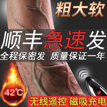 Dildo female products masturbator Oversized coarse stallion female special tool Passion fun simulation self-heating stick heating