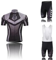 2014 gray FOX short-sleeved cycling suit mountain road off-road cycling clothing cycling pants cycling equipment