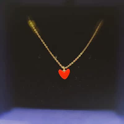 小心❤️好可爱，小小哒很精致，很百搭～朋友也打算入手一条