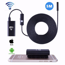 wifi endoscopy with screen HD camera car steam repair industrial piping phone probe 1200P waterproof