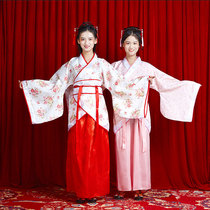 Hanfu womens winter costumes womens Hanfu Super fairy ancient style Hanfu womens improved Hanfu womens summer clothes daily Hanfu Spring