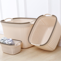 Dirty clothes storage basket Dirty clothes basket Dirty clothes basket Household artifact laundry basket Lou bathroom basket for clothes
