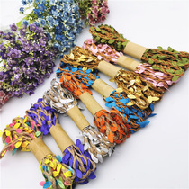 Leaf hemp rope weaving rope hair handmade DIY decoration gardening green leaf rattan arrangement material braid