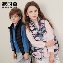 Bosideng outlets Ole childrens light down vest warm vest top down jacket T90131002