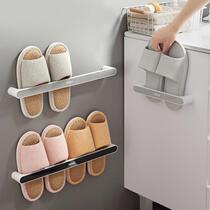 Toilet non-punching bathroom trailer rack toilet door rear wall-mounted storage rack storage rack drain rack