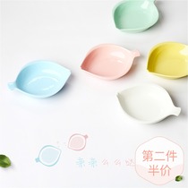 Kiss fish salad bowl Ceramic creative sweetheart bowl Cake bowl Cute fruit salad bowl Home restaurant