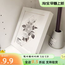 IKEA IKEA IBA Paper frame frame stand can be accessible white black multi - size Nordic simple