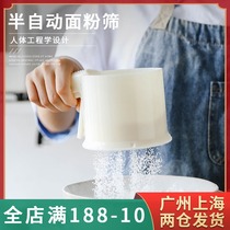 304 stainless steel hand-held semi-automatic surface screen powder sieve sieving machine fine powder screen baking filter screen screen