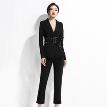 Formal occasion the Queen of the royal sister style temperament big-name professional suit womens suit two-piece annual small dress