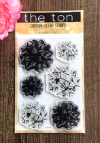 THE TON Large Ribbon Knot Grand Bows Imported Fashion Clear Stamp