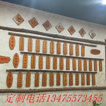 Wooden card engraving Wooden dish card Small wooden card listing Wooden lettering price card Solid wood customization Creative customization