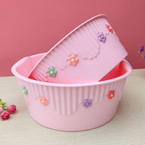 Girl heart Ya Feng small flowers cute student dormitory small washbasin Children Baby baby basin wash foot basin