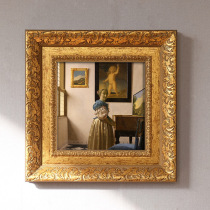 European classical character decorative painting light luxury retro niche literary porch mural painting photo frame decoration