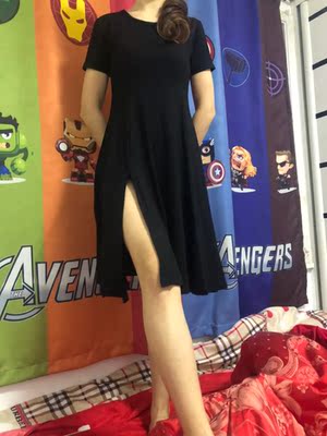 好看，穿起来也挺舒服，打算年后去三亚穿，大长腿满意呀，哈哈哈哈哈